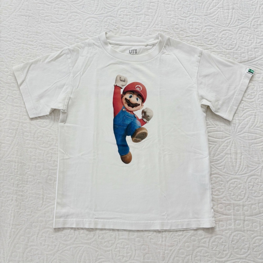 Uniqlo x Super Mario Kids' Jumping Mario Short Sleeve Graphic Tee